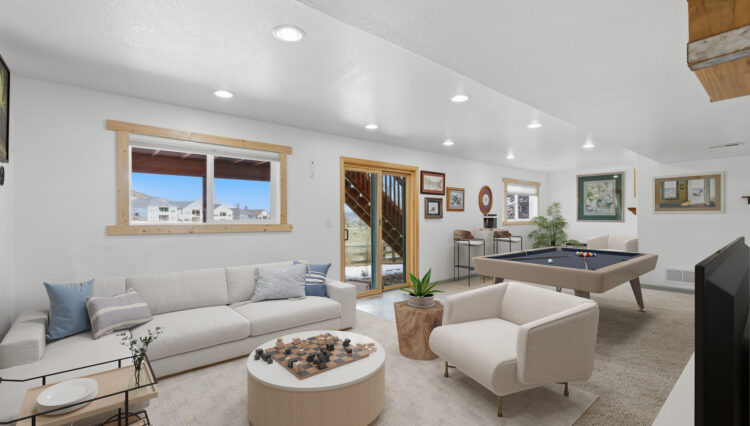 Walkout Basement - Virtually Staged