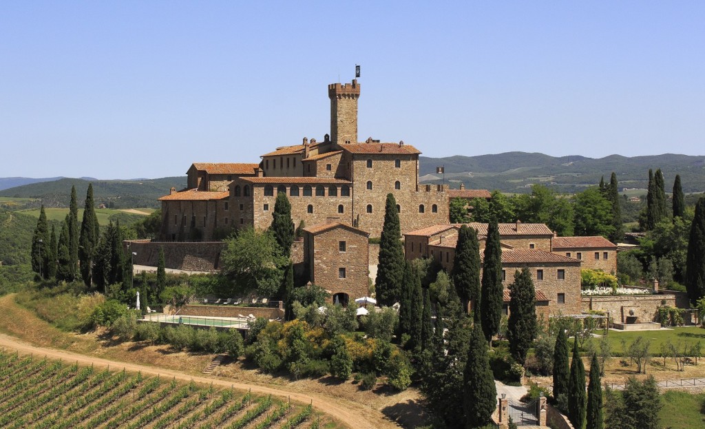 Castello Banfi Il BorgoOne of region’s largest wine estates, Banfi’s Montalcino property includes a magnificent hilltop castle-fortress, Poggio alle Mura, which first appeared in regional documents in 1318. The castle now houses the winery’s tasting room and restaurant, and the stone homes that made up the workers’ village in the 1700s have been converted into a 14-room hotel. Beamed ceilings and stone archways prevail in the country-chic lodgings, which offer scenic views over 7,000 acres of hillside vineyards. From $484/night; castellobanfiilborgo.com