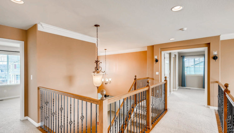 Use 23 Landing with Wrought Iron Spindles